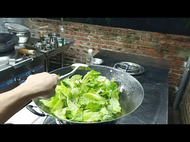 別再說你不會炒生菜,看了這視頻如果還不會,那八哥直播跳舞!